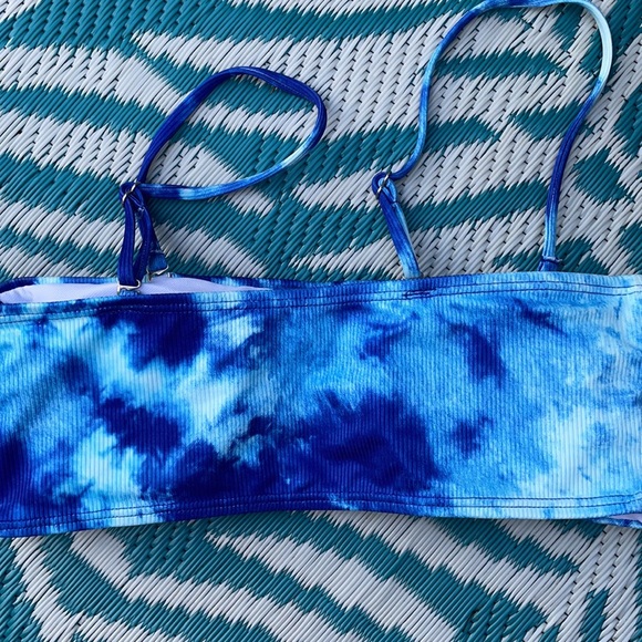 3 for $15🚨 NWOT Blue Tie Dye Bikini - Picture 5 of 6